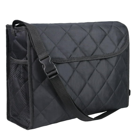 Bolsa organizadora de accesorios para sillas de ruedas eléctricas para adultos mayores, color negro