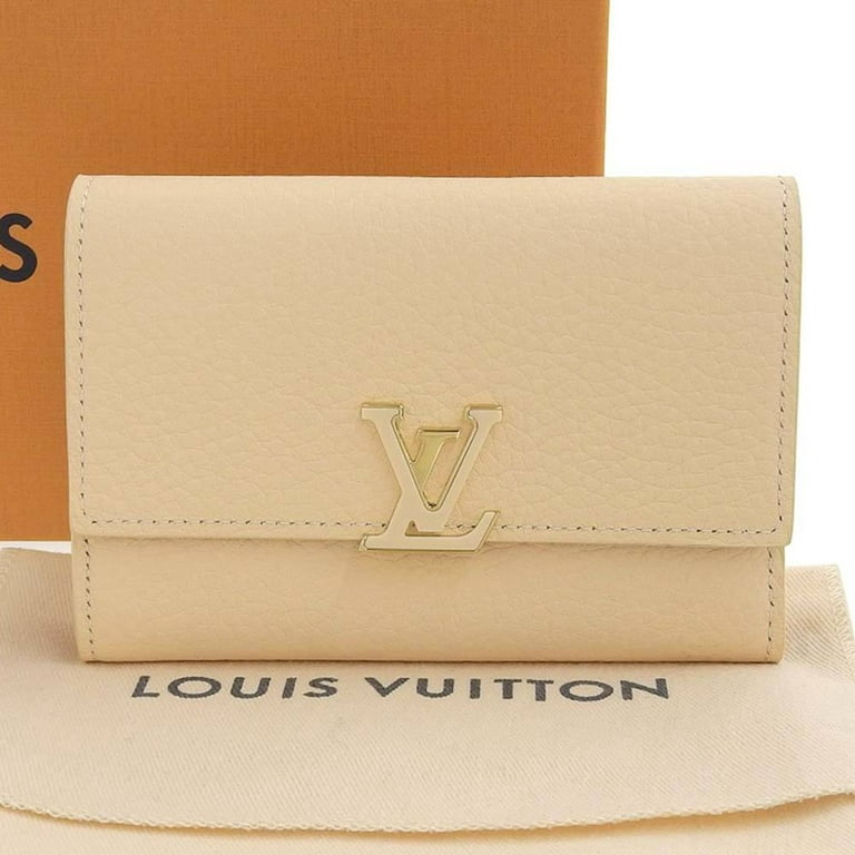 Authenticated used Louis Vuitton Louis Vuitton Portefeuille Capucine Compact Folding Wallet with Hook LV Leopard M45857, Adult Unisex, Size: (HxWxD)