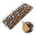thumbnail image 2 of Ryvnso Pumpkin Skeleton Halloween Hallway Runner Rugs Floor Carpet Non Slip Entryway Mat 2' x 6', 2 of 7