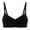 Black, variant on Women's Comfortable Transparent Shoulder Strap Cordless Backless Bra with Convertible Straps, Size 36