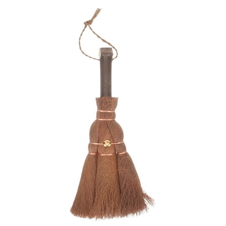 unbranded  Broom Small Hand Dust Pan Straw Cleaner Brush Dustpan Cleaning Office Light Brown