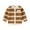 Brown, variant on Toddler Boys Sweaters Kids Striped Knit Cardigan Coats Soft Winter Fall Outerwear Casual School Wear Clothing Brown Size 3-4T