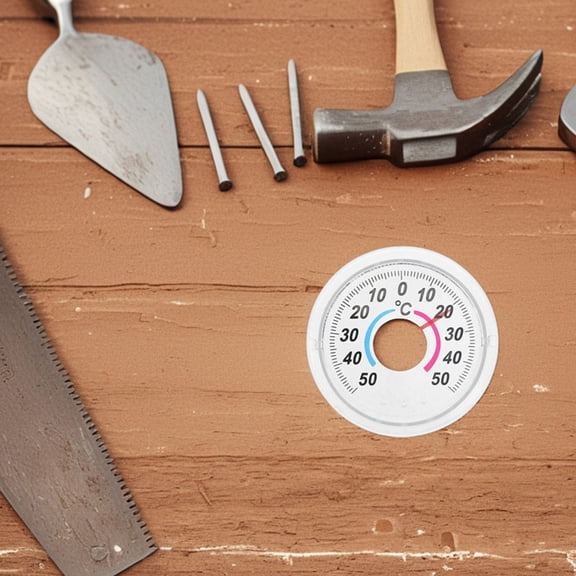 OUNONA Door Indoor Thermometer Small Window Thermometer Portable Thermometer Universal Thermometer Indoor Window Temperature Gauge