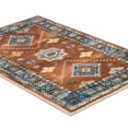 thumbnail image 5 of MeyJey Vintage Kitchen Rug Set, 3 Piece Non-Slip Kitchen Mat Machine Washable Runner Rug for Home Floor and Living Room, Red/Taupe, 5 of 15
