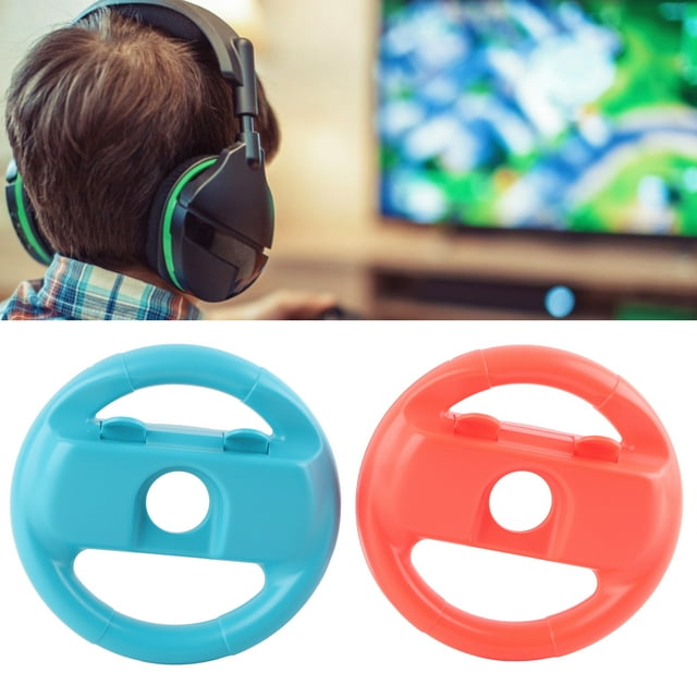Racing Game Steering Wheel Portable and Easy to Operate Steering Wheel Controller for Switch