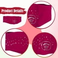 thumbnail image 5 of lacooooppia Kids Figure Skating Headband Multipurpose Hair Band for Fitness Cycling Yoga violet red, 5 of 5