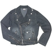 No Boundaries - Juniors Stretch Denim Zip Jacket
