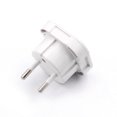 thumbnail image 3 of IKemiter Adaptor Plug Adapter 3 Pin UK To EU Euro Europe European 2 Pin Portable For Travel, 3 of 5
