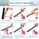 thumbnail image 5 of Escobilla de ducha para baño de acero inoxidable con soporte y labio de goma, incl. 1 labio de repuesto y 1 gancho., 5 of 5