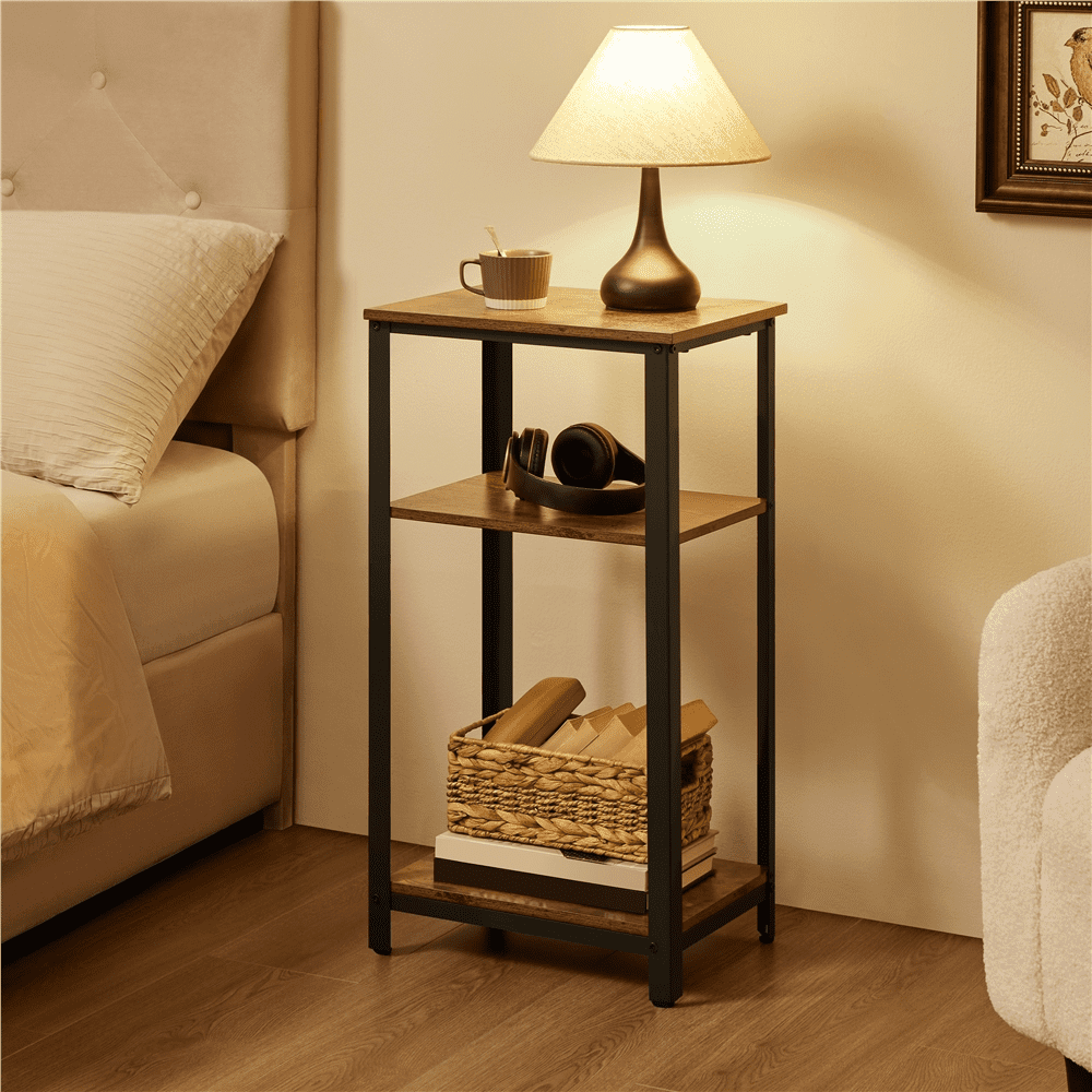 Renwick End Table (2 Piece), Brown/Black