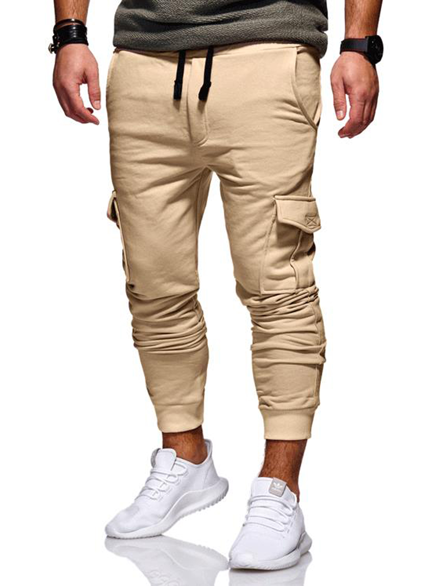 Gupgi Mens Pants Long Trousers for Men Sport Joggers Bottoms - Walmart.com