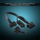 thumbnail image 2 of 16 Pin Male to Dual Female OBD2 Splitter Flat Extension Cable Adapter with Switch, 2 of 5
