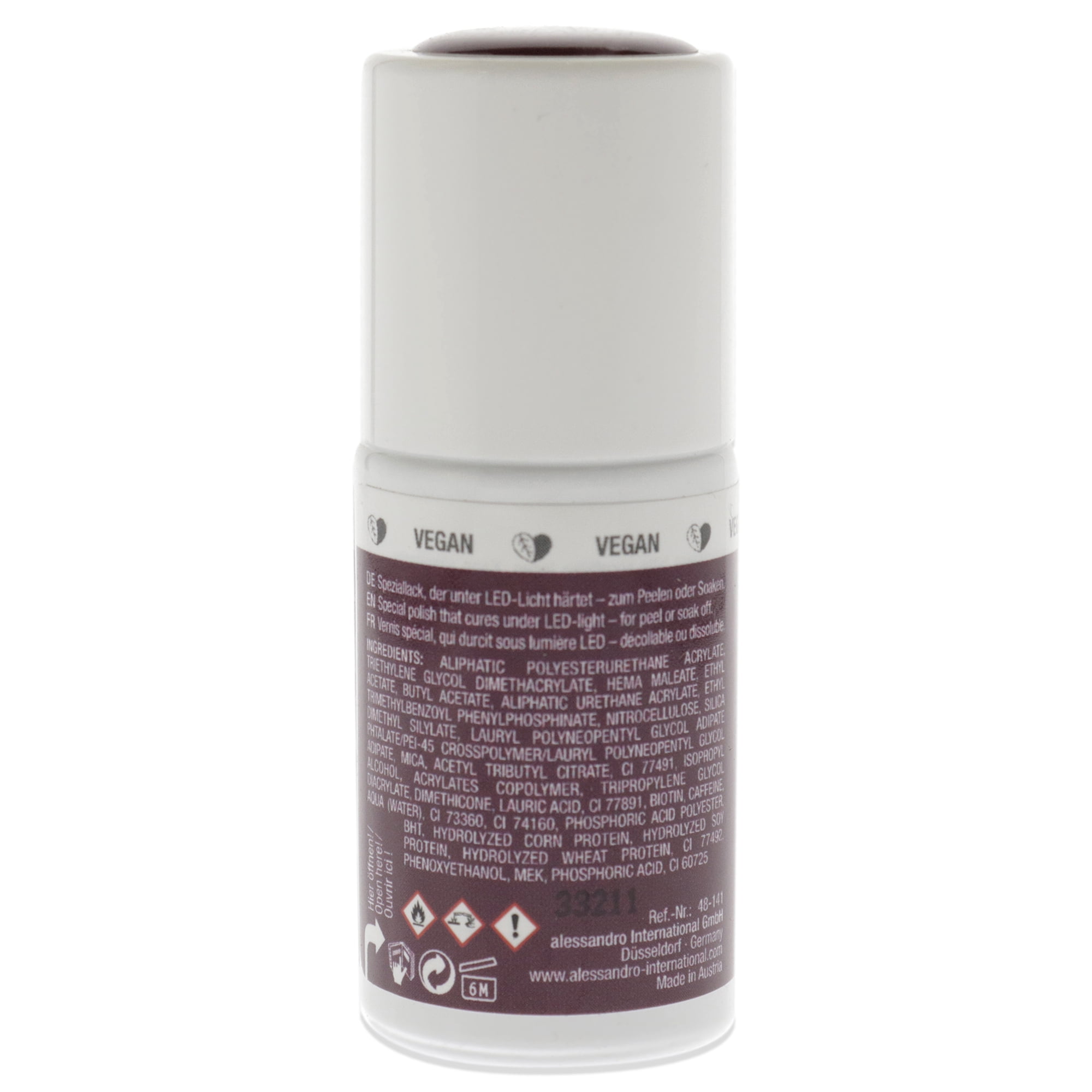 Alessandro Striplac Peel or Soak Metallic - 141 Drunk of Love , 0.27 oz Nail Polish