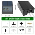 thumbnail image 3 of HLONK Solar Automatic Drip Irrigation Kit with 10m Hose IP67 Solar Plant Watering Devices with Timer DIY Automatic Watering System Kit for 15 Potted Plants Solar Plant Waterer for Balcony, 3 of 9