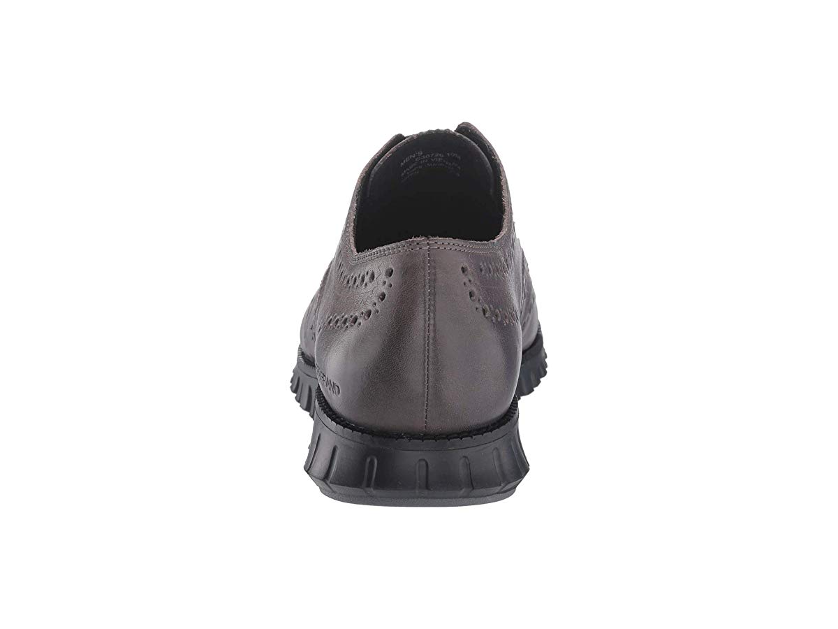 Cole Haan Zerogrand Wing Ox Burnished Pavement Leather/Black  display picture 3