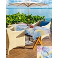 thumbnail image 5 of Fsddascl Watercolor Dragonfly Outdoor Tablecloth - 52x70 Inch Rectangle Dining Table Cover, Spring Summer Floral Botanical Waterproof Outdoor Table Cloth with Umbrella Hole & Zipper for Picnic/Patio, 5 of 7