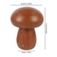 thumbnail image 3 of RKSTN night light Wooden Mushrooms Night Light Rechargeable Warm Light Bedroom Bedside Sleep Night Light Feeling LED Ambient Lights, 3 of 6