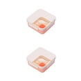 thumbnail image 2 of Moyic Compartimentos para fiambrera, horno portátil, almacenamiento de calefacción, contenedor de alimentos, plástico a prueba de fugas, Rosado 2piezas, 2 of 6