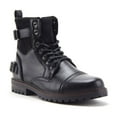 thumbnail image 1 of Jazamé Men's B-1912 Mid Calf High Lace Up Military Combat Boots, Black, 6, 1 of 5