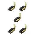 thumbnail image 1 of Transemion Anti Slip Racket Roll Tennis Handle Grip Wrap Tape Black 110x2.5x0.2CM 5Set, 1 of 6