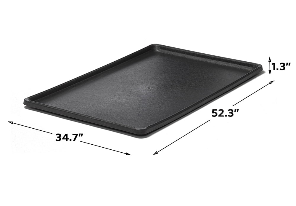 MidWest Homes for Pets 54-Inch Replacement Pan, Measures 52.3 x 34.7 x 1.3 Inches, Universal Leak-Proof Tray for Dog Crates & Multi-Purpose Use, Fits Most Standard 54" Wire Crates