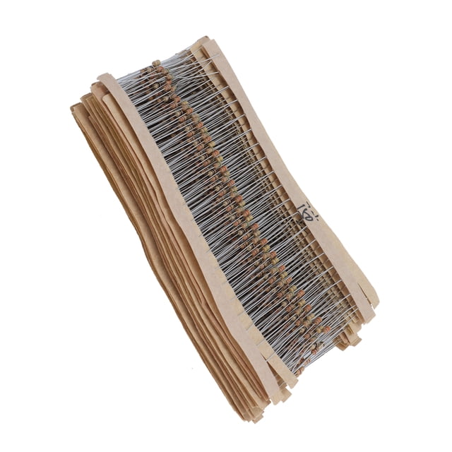 Kit de resistencias de película de carbono Jadeshay 600 piezas