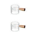 thumbnail image 1 of Monstrate Tetera y cafetera de vidrio de borosilicato con mango de con bidireccional y medición de MLOunce anticorrosión sin rebabas 75ml ML 75 ml ml 2Conjunto, 1 of 6