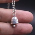 thumbnail image 3 of K-KED 925 Sterling Silver Pendant DIY Make Bracelet Vintage Silver Fish Head Bell -1PCS, 3 of 6