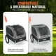 thumbnail image 4 of Remolque para bicicleta para perros VEVOR soporta un marco plegable de 40 kg, negro/gris, 4 of 9