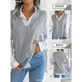 thumbnail image 7 of QAFOPEH Women V Neck Sleeveless Waistcoat Solid Color Ribbed Knitwear Vest, 7 of 7