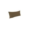 Patch Magic PSW378A Brown Beige Dobby Checked, Fabric Pillow Sham 27 x 21 inch