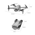 thumbnail image 6 of Coolest Gifts for 13 Year Old Boys, Drone with 4K FPV Camera Remote Control Toys Gifts for Boys Girls with Altitude Hold Headless Key Speed Adjustment, Gray, One Size, 6 of 9