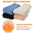 thumbnail image 2 of Loritta 4 Pairs Thermal Socks for Women Winter Thick Warm Heated Boot Crew Socks, 2 of 6
