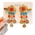 thumbnail image 1 of Accessoires Cheveux Rouges Nouvel An 2026 Nouveau Style Pince à Nœud Mignonne Épingle à Cheveux en Peluche Ornement Cheveux Paire, 1 of 8