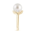 thumbnail image 3 of ANGARA Classic South Sea Cultured Pearl Bypass Ring in 14K Yellow Gold for Women | June Birthstone, Birthday, Anniversary, Jewelry Gift for Women | Pearl Ring, 3 of 8