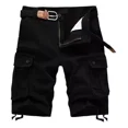 thumbnail image 1 of Pantalones Cortos Cargo De Algodón Con Bolsillos Para Hombre, 1 of 2