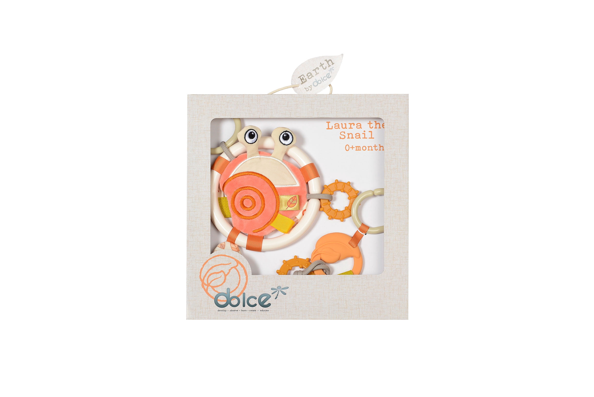 Dolce Laura the Snail & Earth activity teether