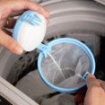 thumbnail image 5 of Washing Machine Hair Filter Cleaning Mesh Bag,Floating Pet Hair Lint Mesh Remover,Washing Machine Lint Catcher,Reusable Floating Laundry Lint Mesh Bag 3 Pieces, 5 of 7