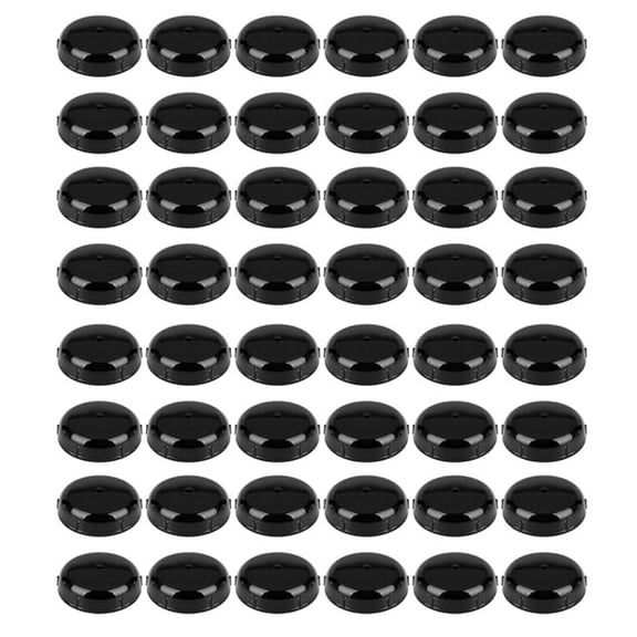 Patio Furniture Feet Caps 1-1/2 Inch Round Outdoor Chair Leg Caps,Patio Chair Leg Caps for Patio Furniture 48PCS,48 x black Furniture Feet Caps,Black