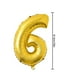 thumbnail image 2 of Advancent 32 pulgadas número globo decorativo papel de aluminio globo cumpleaños boda fiesta vacaciones regalo decoración tipo 7 Kits de decoración para fiestas Oro seis, 2 of 4