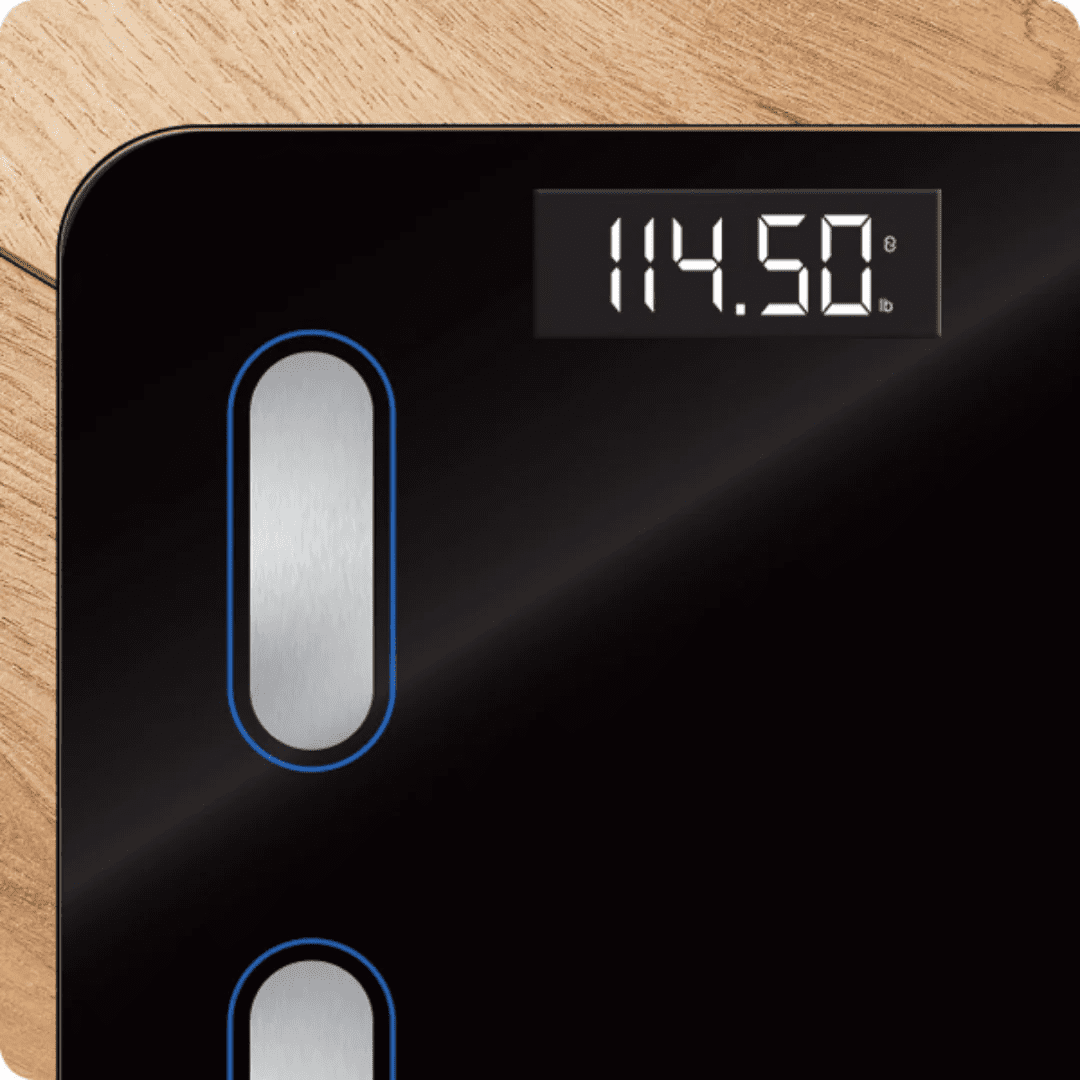 REATHLETE ONPOINT Smart Digital Scale For BMI, Body Fat Measurement & Muscle Mass Tracking