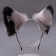 thumbnail image 1 of Aros para el pelo con orejas de zorro y gato para niña, diadema de piel sintética para Cosplay, diademas de Anime para Halloween, accesorios para el cabello, 1 of 4