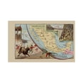 thumbnail image 3 of Historic Map - Sandwich Isle Spain Mexico Newfoundland - Arbuckle 1890 - 23 x 37 - Vintage Wall Art, 3 of 5