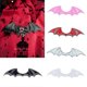 thumbnail image 5 of 10pieces Halloween Craft Embellishment Demon Wing Badge Sign Hair Clip Patches, 5 of 5