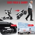 thumbnail image 6 of Height Adjustable Electric Wheelchair 15.7"–23.6" (Manual), Portable Motorized Mobility Scooter, 14+ Miles Ranges(265LBS), 6 of 10