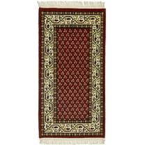 Red Floral 2'4X4'8 Indo Botemir Oriental Rug