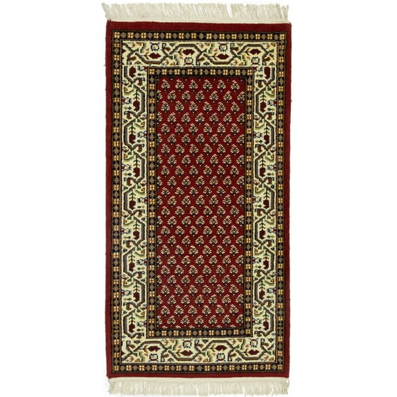 Red Floral 2'4X4'8 Indo Botemir Oriental Rug