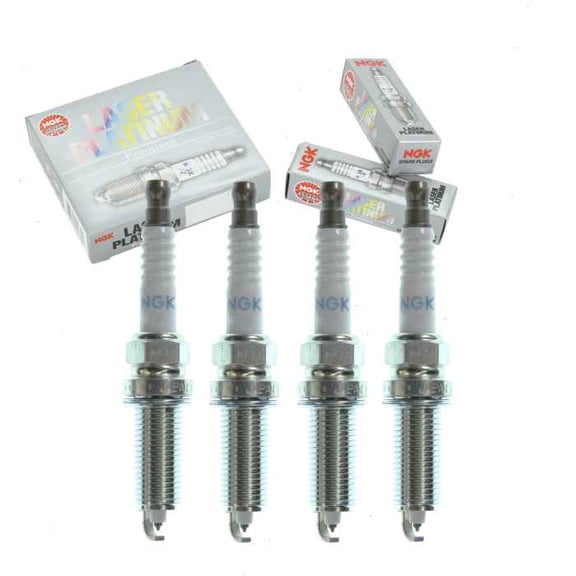 4 pc NGK Laser Platinum Spark Plugs compatible with Suzuki Equator 2.5L L4 2009-2012