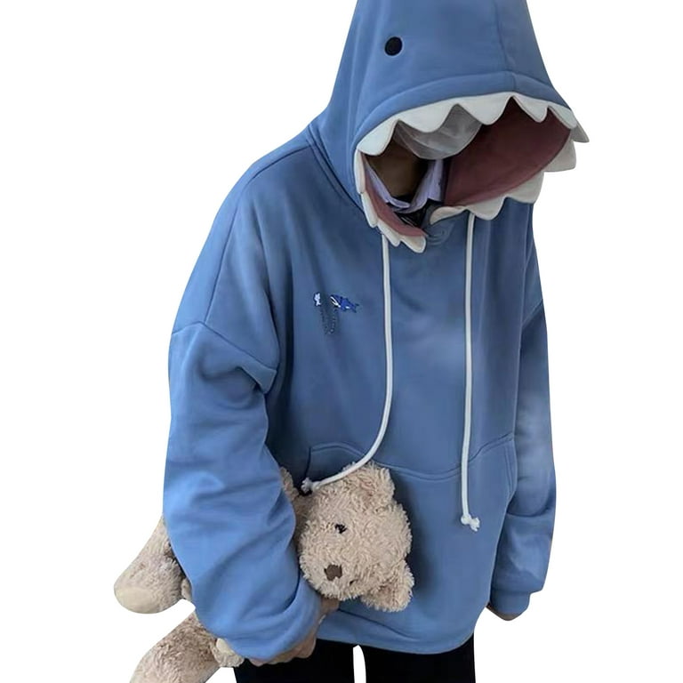 Shark hooded hotsell sweatshirt