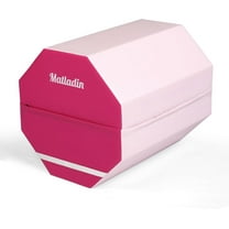 Matladin Foldable 20"x20" Gymnastics Octagon Shape Tumbling Backbend Trainer for Kids Gym, Pink